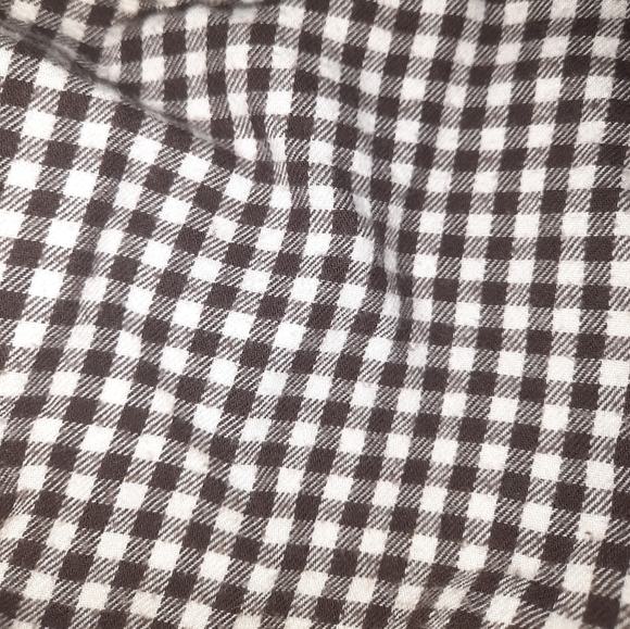 Madewell Flannel Tie Front Shirt in Gingham Check - Picture 8 of 8